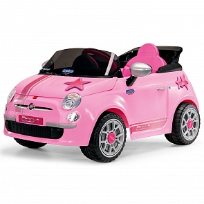 Детский электромобиль Fiat 500 Star Pink R/C, цвет – розовый (Peg-Perego, ED1174) Детский электромобиль Fiat 500 Star Pink R/C, цвет – розовый (Peg-Perego, ED1174)
